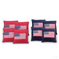 "USA Flag" Cornhole Bags - Set of 8